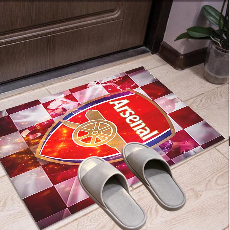 Arsenal F.C Muster Teppich, Innen-/Außenmatte, für Picknick, Spielzimmer, Schlafzimmer, Büro, Wohnzimmer, Heimdeko Teppich, Geburtstagsgeschenk