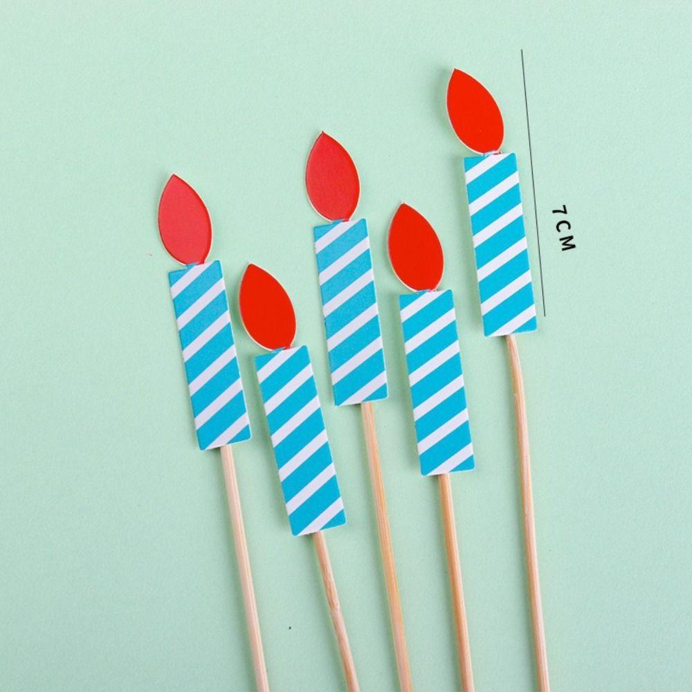

Candles Korean Flag Cake Decoration Happy Birthday Birthday Cake Plugin Party Supply 5 Candles