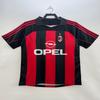 06 Champions League Final Edition AC Mailand Retro Trikot Nr. 22 Kaka 95-96 Heim Lang Kurzarm Klassisches Fußballtrikot