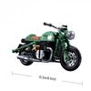 215pcs Green Motorcycle Puzzle Building Blocks Modeling Building Blocks Small Particle Building Building Blocks DIY Suitabl