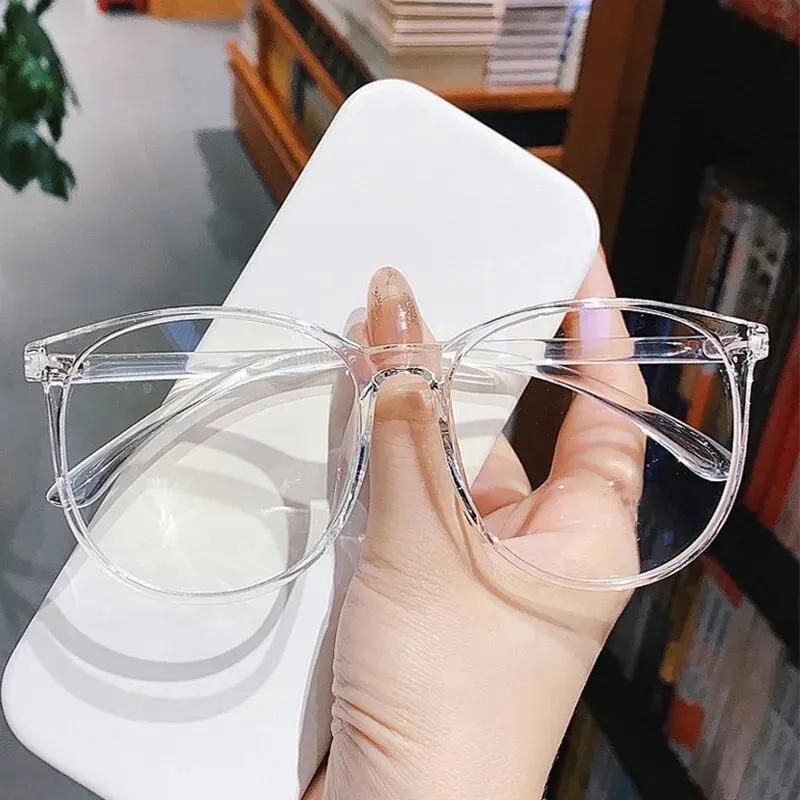 Anti Radiation Glasses for Women Retro Round Glasses Frame Anti Blue Light Eyeglasses    Oculos