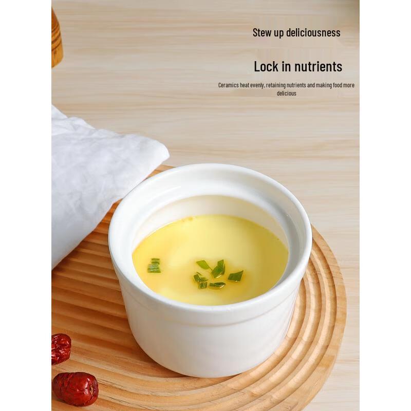 HANDUNYOU Ceramic Double Boiler Stew Pot