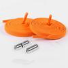 1Pair/3Pair 0.6 Cm Flat Elastic Shoelace Metal Buckle Shoelaces for Sneakers Kids and Adults Quick-Release Laces