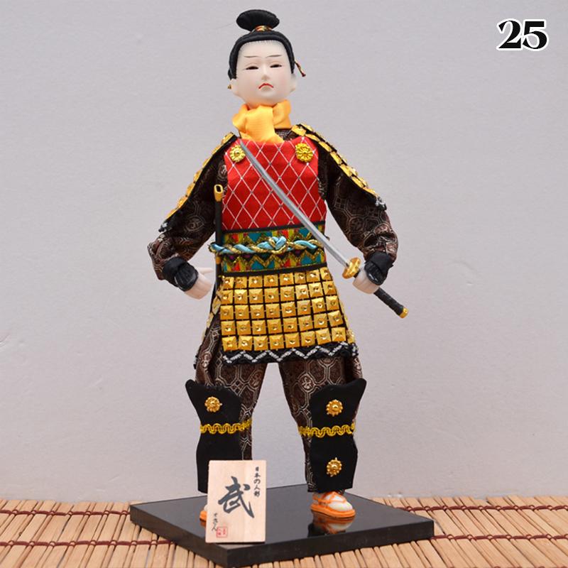 Japanese Samurai Ninja Figurines Dolls With Kimono Traditional Ninja Ornaments Home Decor Collection Arts Craft Gifts