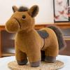 Horse Plush Doll Soft Stuffed Animal Toy Realistic Pony Desk Ornament Classic Birthday Gift for Children