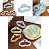 Stylish Candy Colored Medium Cloud Hair Clip In Trendy Geometric Design For Women