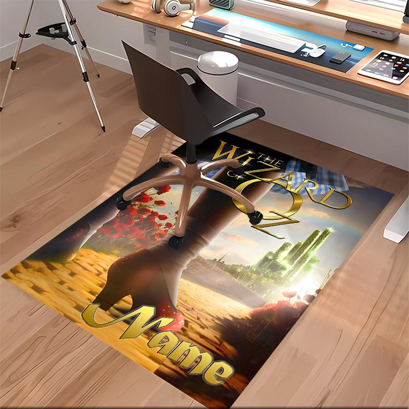 Custom Personalization The Wizard of Oz Print Area Rug - Soft, Washable Non-Slip Indoor Mat,Living Room,Home&Office Decorative Rug