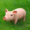 Resin Pig Statue Cute Animal Sculpture for Garden Yard Patio Outdoor Decoration Lawn Ornament Animal Statue Figurine