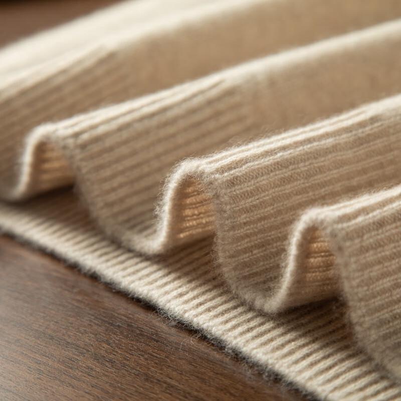 Fanzhen Men's 100% Pure Cashmere Round Neck Sweater