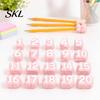 Numbered Pencil Caps for Students 20 Pcs 1-20 Toppers, Reusable Classroom Organization Labels Teacher Supplies Teachers, Tracking Markers Clip