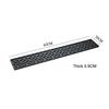 Silicone Coffee Maker Mat Countertop Bar Spill Mats Bar Service Mat Dish Glass Drying Mat For Barista Cocktail Bartender Black
