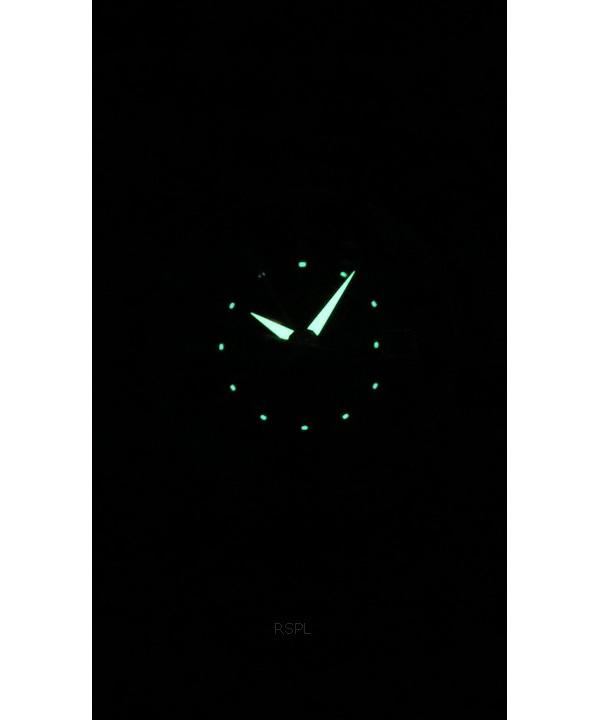 Seiko Presage Style60's GMT Herrenuhr mit Kalbslederarmband und schwarzem Zifferblatt, Automatik SSK013J1