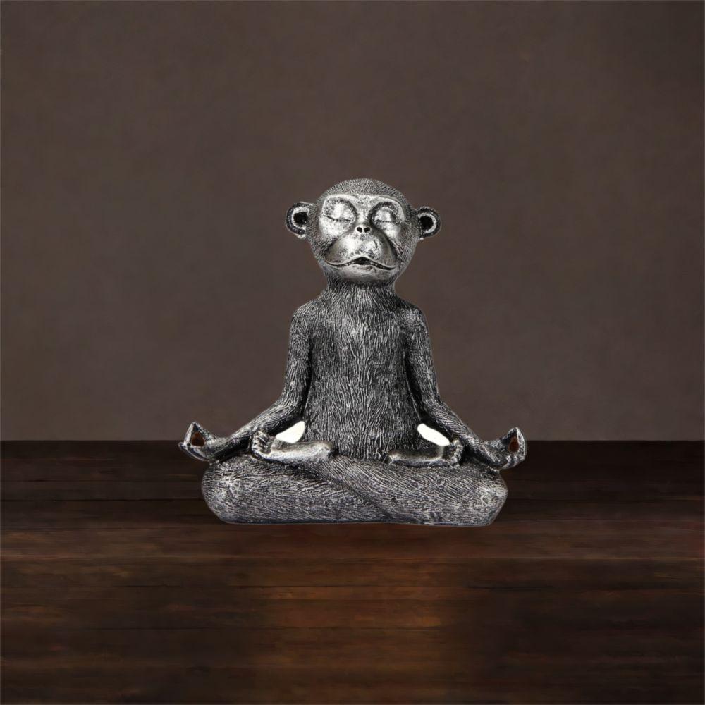 Unique Monkey Figurine Resin Animal Miniatures Sculpture Monkey Statue  Living Room