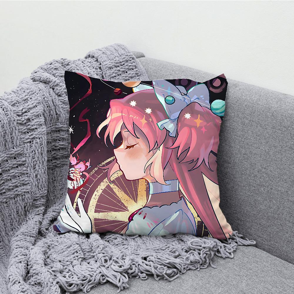 Puella Magi Madoka Magica Pillow Case Soft Cushion Cases for Farmhouse Sofa Decor Home Decorations and Protector Pillow Case