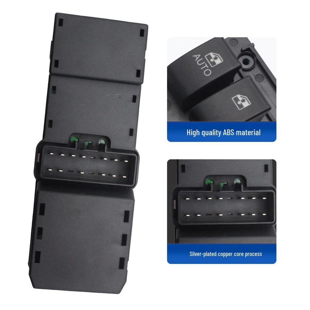 Compatible Window Switch Assembly for 2008-2017 Chevrolet Captiva, Part 20987343