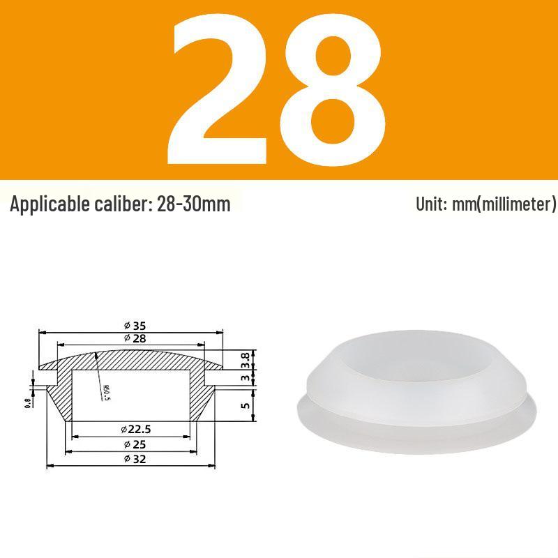 High-Temp Resistant Silicone Rubber Stopper with Card Slot Sealing Cap