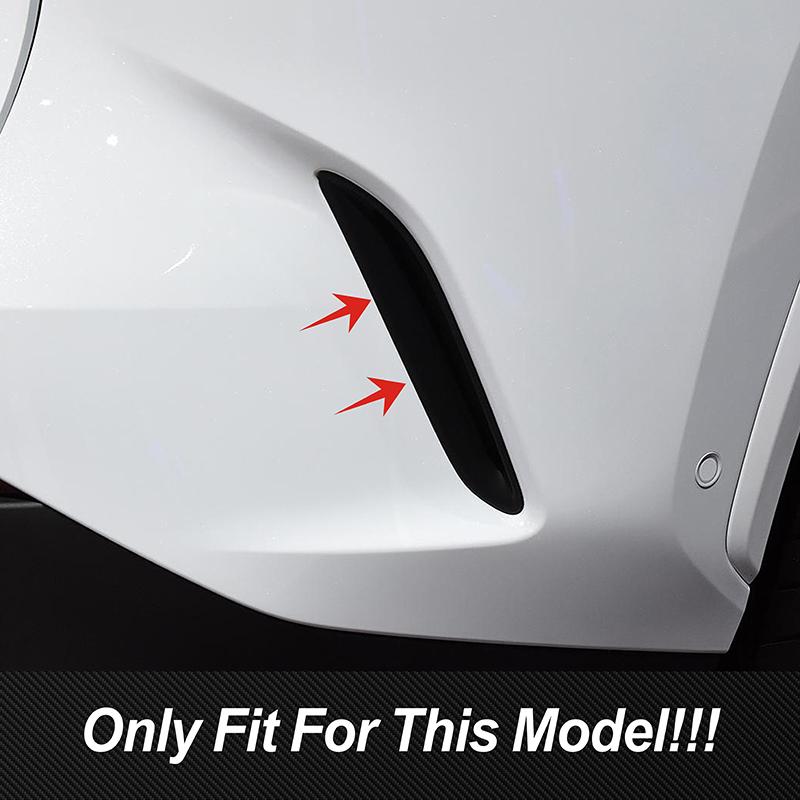 Auto Styling Hintere Stoßstange Nebelscheinwerfer Rahmen Dekorationsaufkleber für Lexus NX260 350 Rückleuchtenabdeckung Zierleiste Außen Zubehör