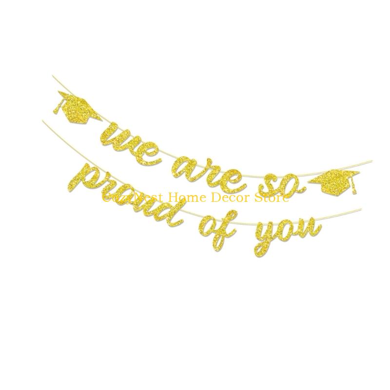 92MF Graduation Banners Streamers Easy Installation For Party Decoration Durable