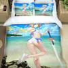 Fate/stay Night HD Print Three Piece Bedding Set Fashion Article Boys Or Adults For Beds Quilt Covers Pillowcases Gift