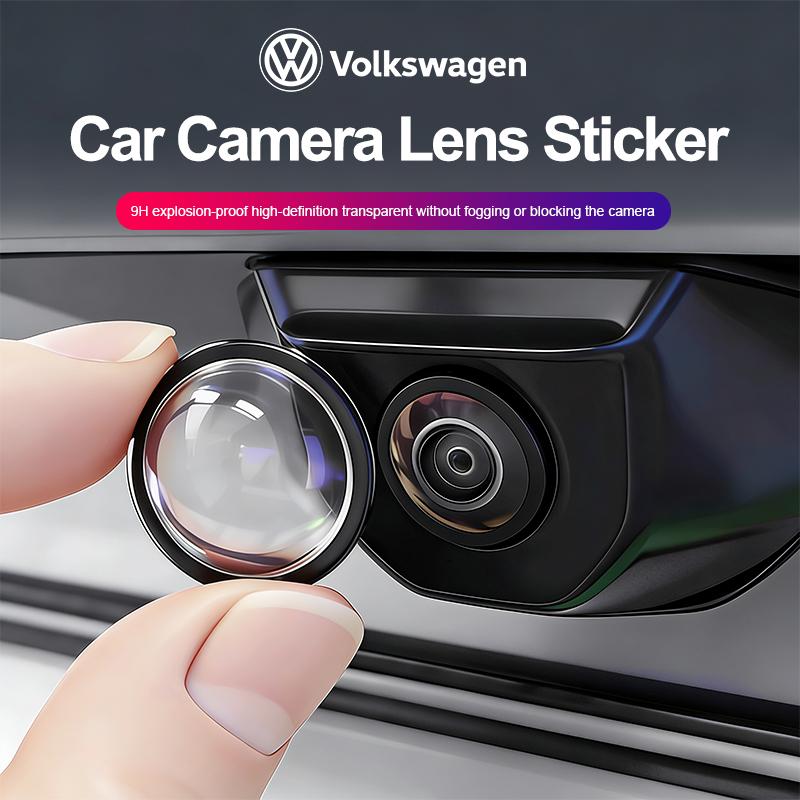 T26VW Car Camera Lens Protective Cover Accessories For Volkswagen Golf Polo Tiguan Touran Jetta Passat CC T5 GTI Arteon T-Cross GTD