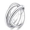 Ein Ring Bestehend Aus Drei Kupfrigen Kleinen Kreisen Mit Personalisierter Künstlerischer Gestaltung Partnerring Für Liebende Kupferfarbe Schmuck