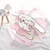 Pink Cinnamoroll Cartoon Cartoon Umbrella, Portable 3-Fold Compact Umbrella, Suitable for Camping, Hiking and Travel, Ideal Easter Birthday Gift for F
