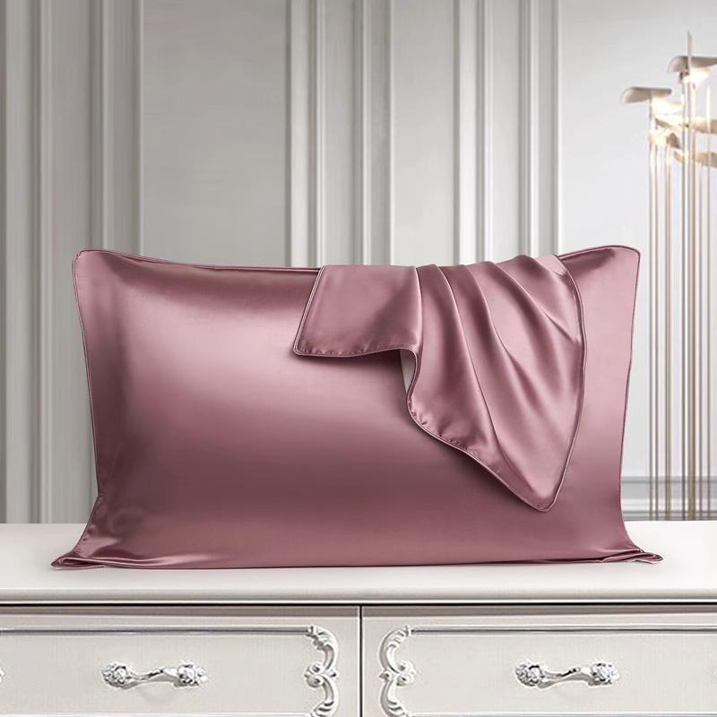 30 Momme Mulberry Silk Pillowcase for Smooth Hair (Double-Sided, Latex Core)