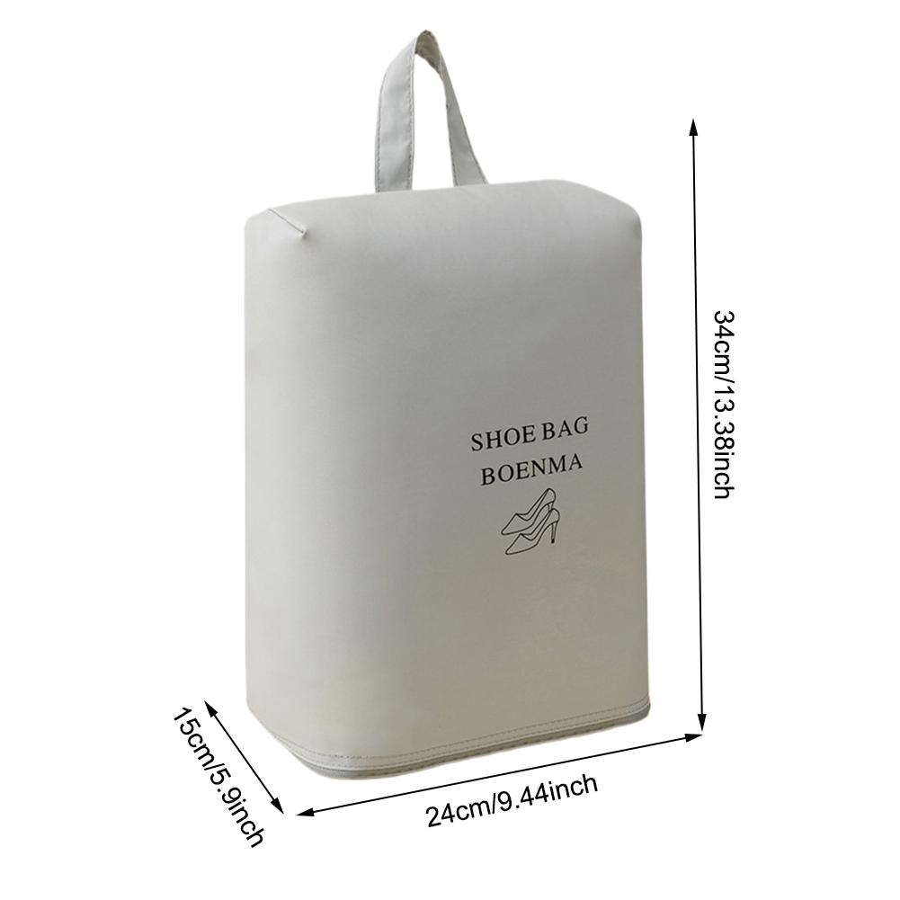 Shoes Storage Bags Closet Organizer Waterproof Portable Shoe Pouches Organizer Dust-Proof Classified Hanging Bag for Travel