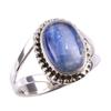 Natural Kyanite Gemstone Handmade 925 Solid Sterling Silver Gift Ring S.6 J0t67
