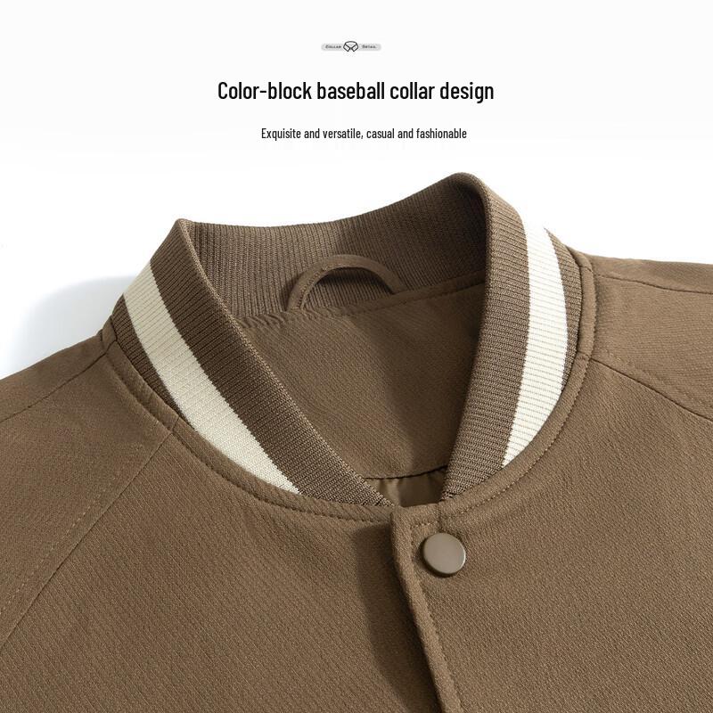 Hodo Herren Retro Baseballkragen Fliegerjacke