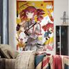 Popular Virtual Singer Kasane Teto Printed Large Wall Tapestry Indian Buddha Wall Decoration Witchcraft Bohemian Decor Blanket