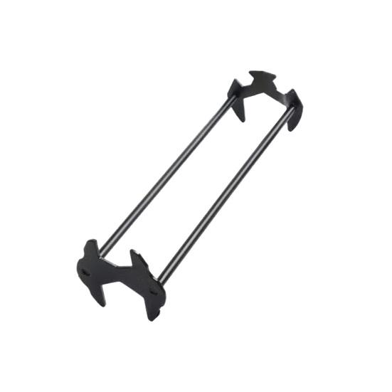 1/2Pcs Sink Wrench Long Pole Labor-Saving Design 6 in 1 Double-Head Faucet Wrench High-Strength Carbon Steel Multifunctional Plumbing Tool