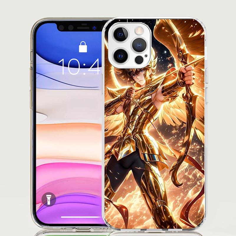 Saint Seiya Cool Phone Case For iPhone 17 Air 16 15 Plus 11 14 Pro Max 13 Mini 12 7 8 + SE Pattern Art Customized Cover 17 Air 1