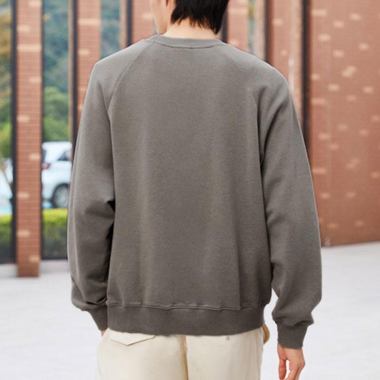 Li-Ning Vital Essential Casual Sports Crew Neck Sweatshirt Unisex Tops Grey AWDS236-2