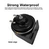 Loud Sound 410DB Electric Snail Air Horn for Car Motorcycle Boats Double Tone 12V