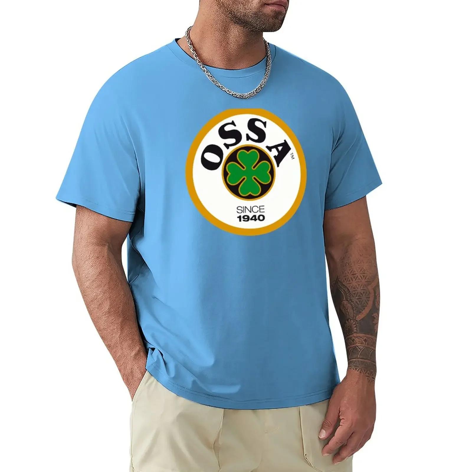 OSSA Motorcycles TShirt summer tops blanks cute clothes t shirt men S