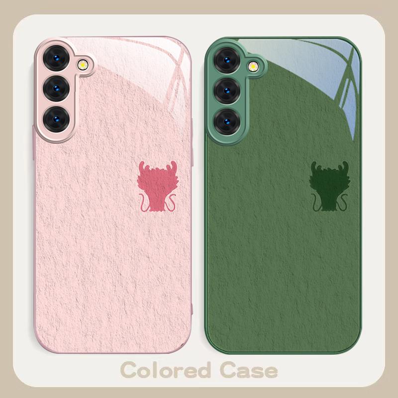 A sleek deep blue faucet For Samsung S26 S22 S8 9 10 S20 Ultra S21 Pro S22 Plus S23 FE S24Ultra S25 Edge S24+ Glass Phone Case