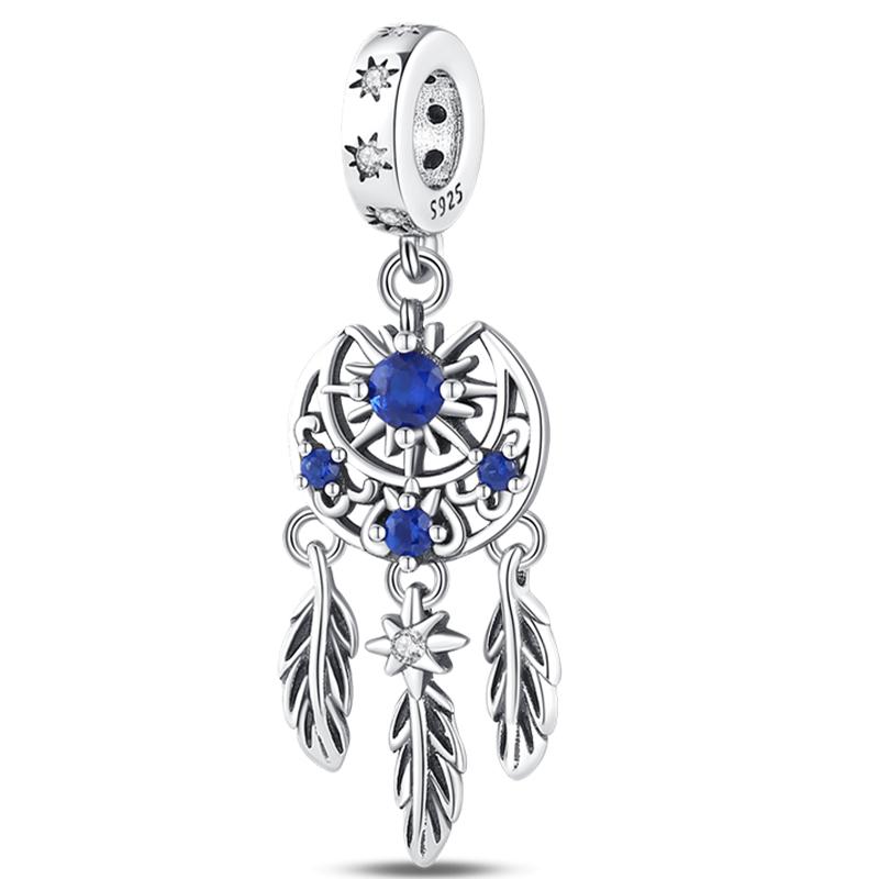 Copper Colorful Dreamcatcher Charms Pendants Fit Original Bracelets Exquisite Diy Birthday Jewelry Gift