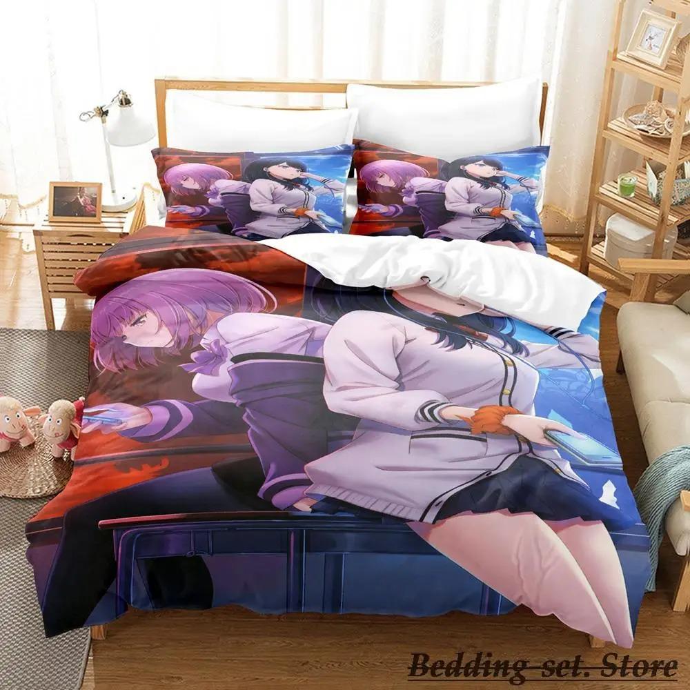 Ssss Gridman Bedding Set Single Twin Full Queen King Size Bed Set Adult Kid Bedroom Duvetcover Sets Anime Parure De Lit Bed