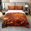 Warm Animated Down Comforter Set Bedding Set 3-piece Duvet Cover Set