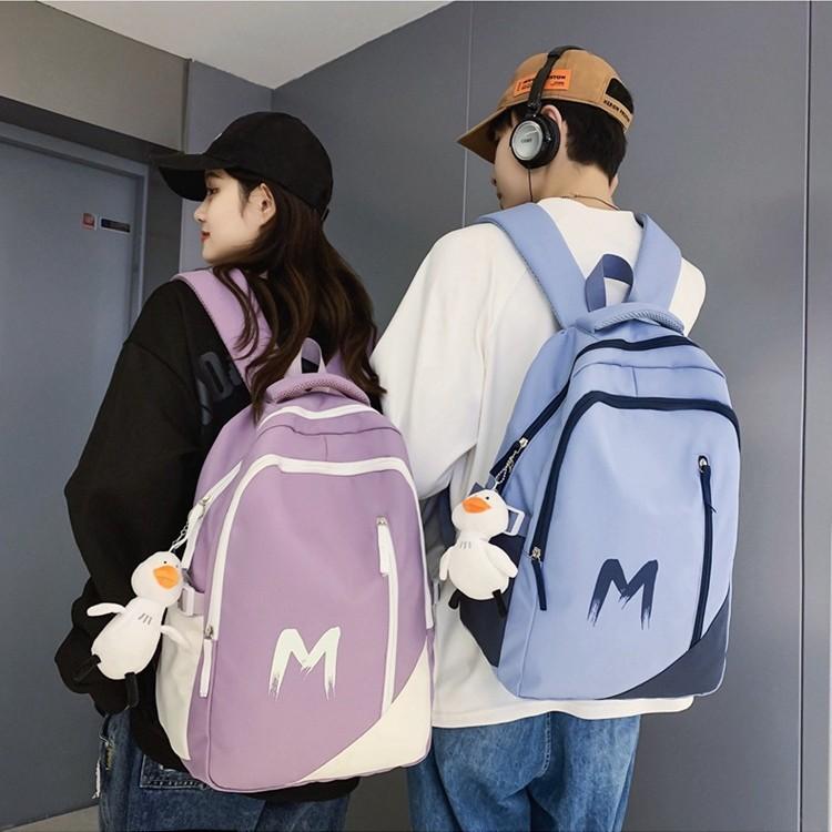 Schoolbag high value, lightweight, simple and versatile women's backpack, student schoolbag, backpack, large capacity computer bag, leisure feeling