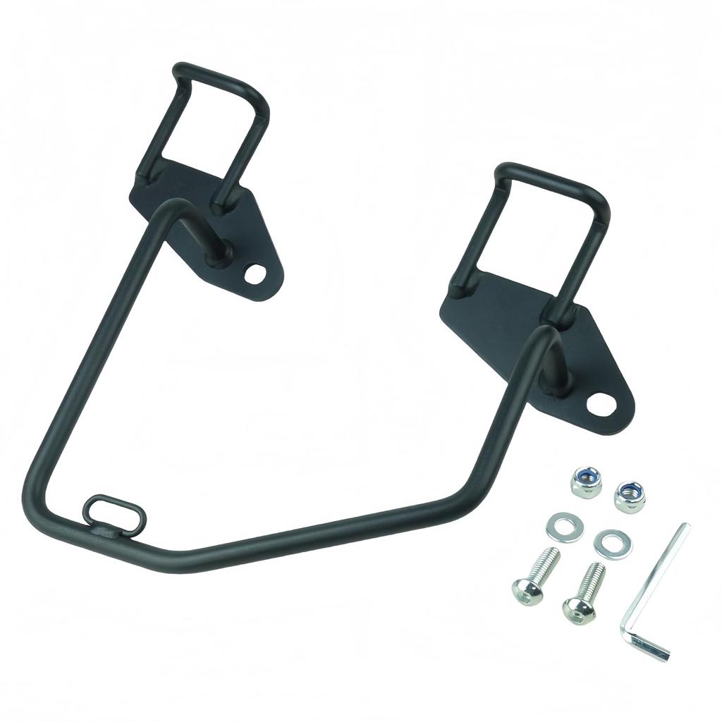 EMLIAUMU Side Bag Support for Honda Rebel Right Side Short Compatible with High Motorcycle Support Compatible with Models 250/500, Only, Type,