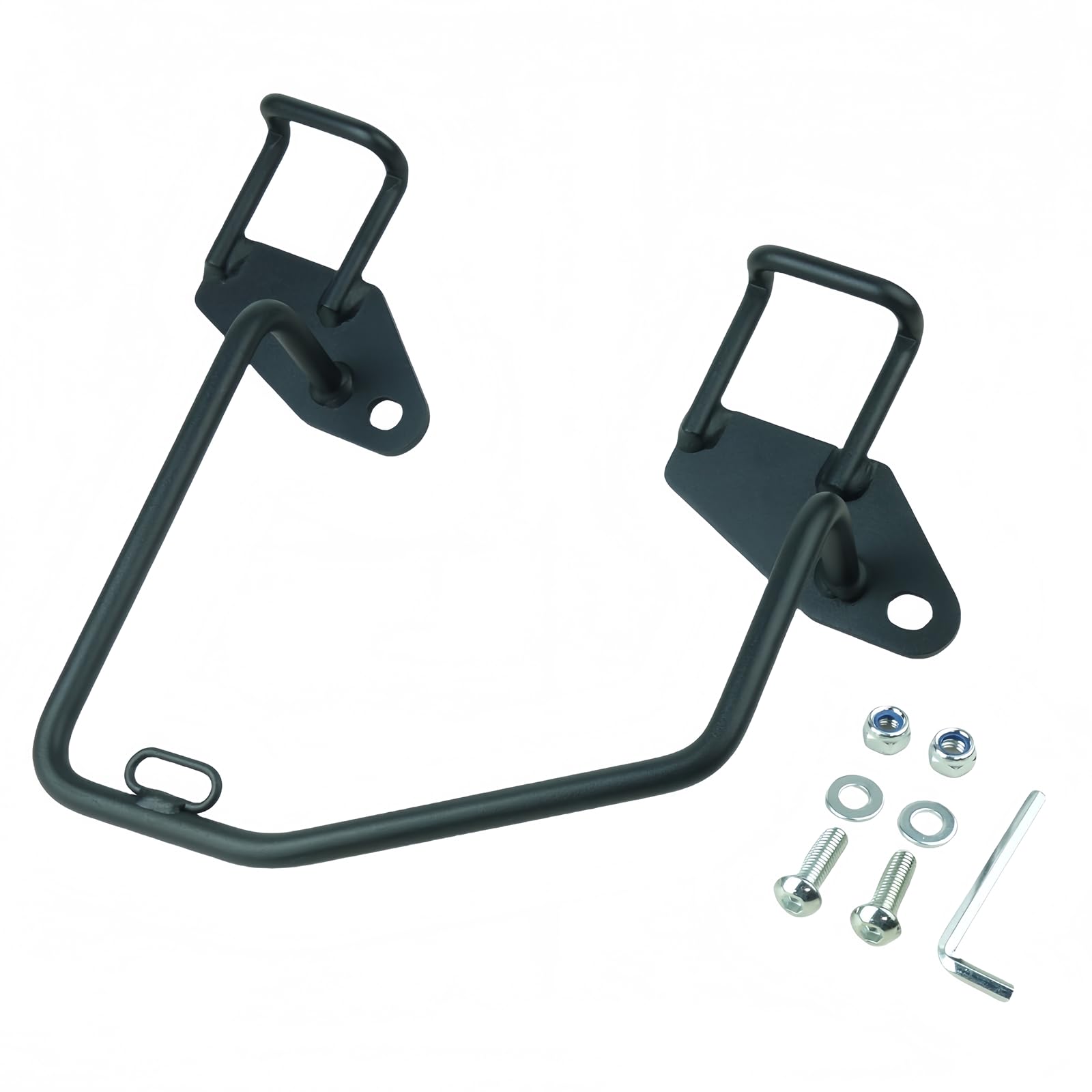 

EMLIAUMU Боковая поддержка сумки для Honda Rebel Правая сторона Короткая Совместима с Высокой Мотоциклетной Поддержкой Совместима с Моделями 250/500, Только, Тип,