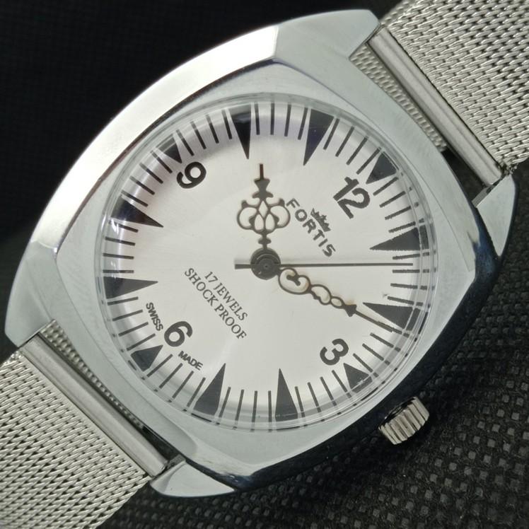 

REFURBISHED FORTIS WINDING SWISS MENS WRIST SILVER DIAL WATCH 622b-a416651-2 lot622b-a416651
