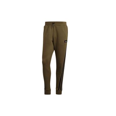Fleece Winter Pants With Three Stripes Men Bottoms Olive H44174