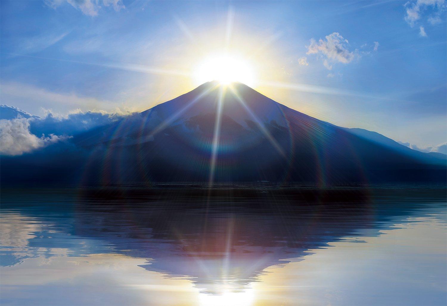 

Epoch Jigsaw Diamond Fuji Yamanashi with and Score Ticket 300-Piece Puzzle - (26x38cm), 25-140, Glue, Spatula,