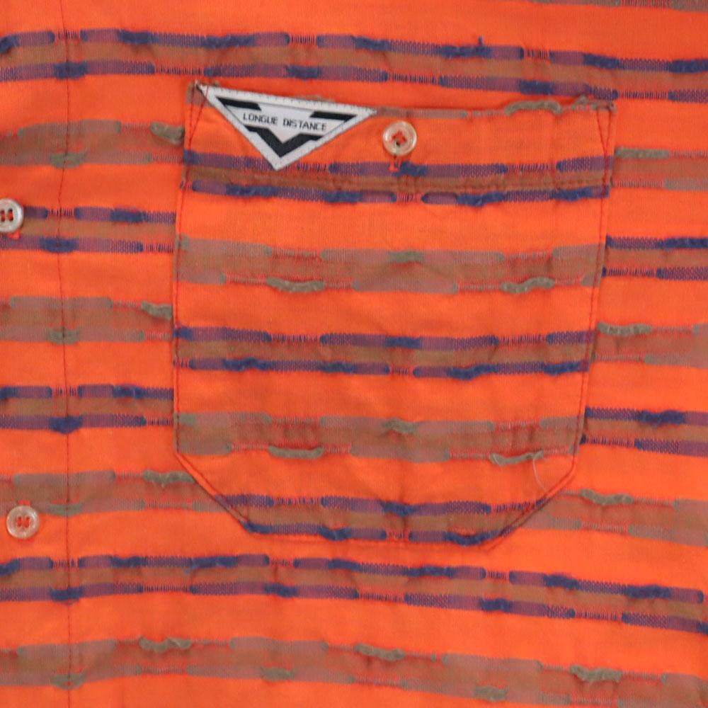 LONGUE DISTANCE 80s Vintage Made in France Overall handle Long sleeve shirt Men's Used