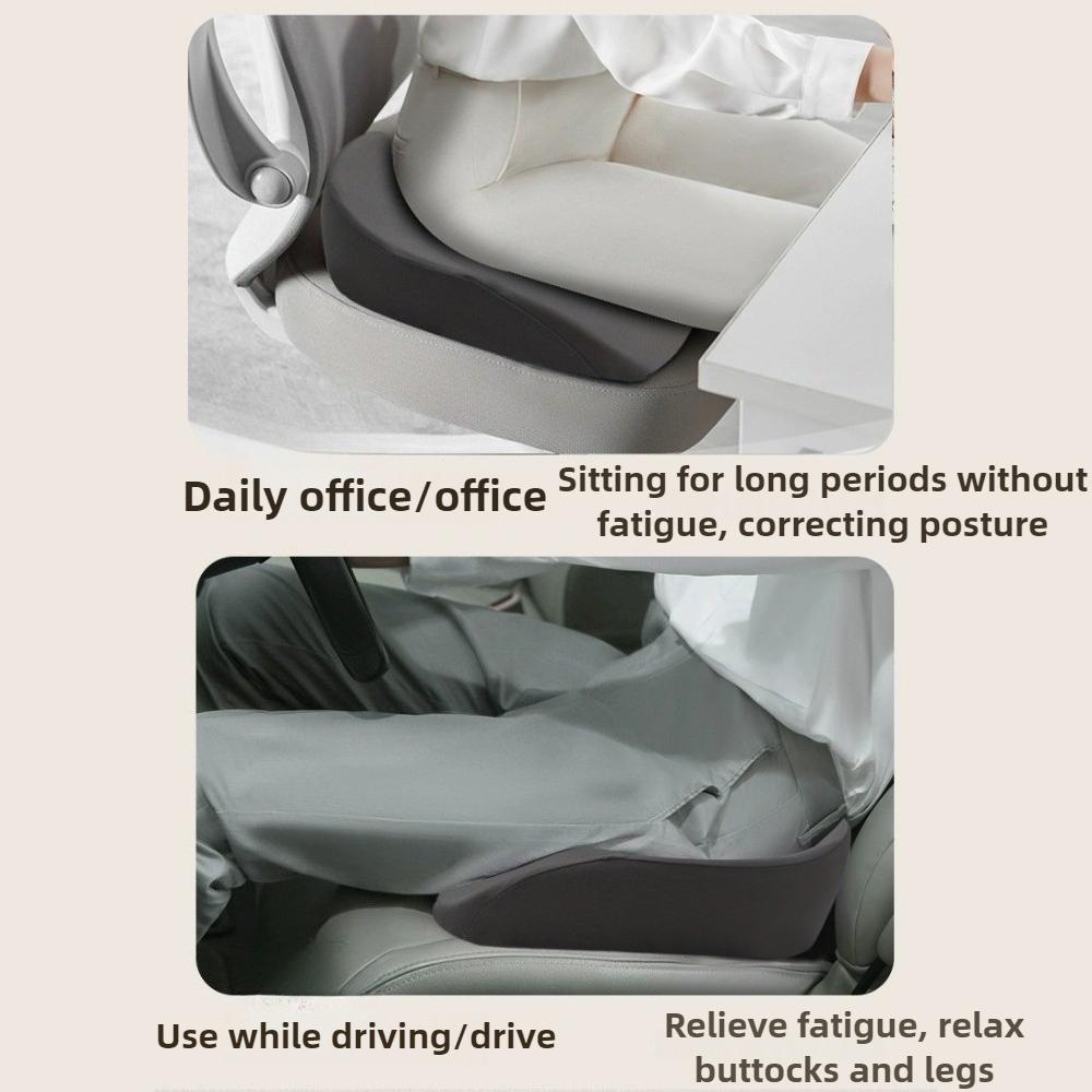 Memory Foam Seat Cushion for Office Chair and Car Seat Support Pillow Back Pain Relief Comfort Non Slip Pad Sedentary Workers