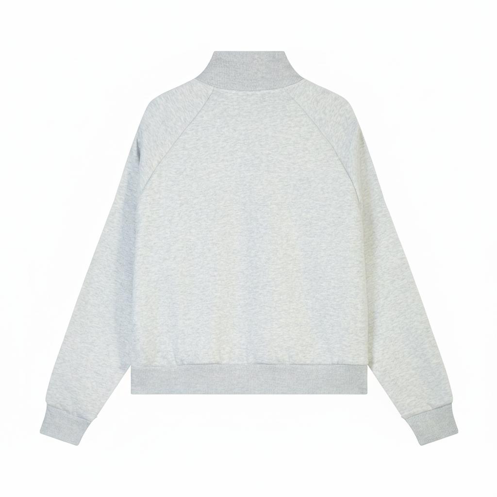 Puma Loose Half-Zip Warm Fleece Moisture-Wicking Comfortable Sweatshirt Women tops 695006-04