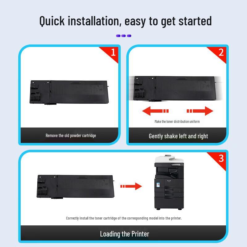 Deyin BP-CT300 Compatible Black Toner Cartridge for Sharp Printers